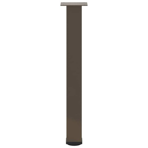 NOGI DO STOŁU KONSOLOWEGO 4 SZT. NATURALNA STAL 7274CM STAL