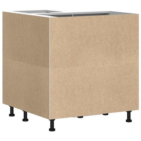 NAROŻNA SZAFKA KUCHENNA DOLNA DĄB RZEMIEŚLNICZY DREWNO KLEJONE