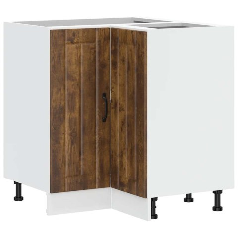 NAROŻNA SZAFKA KUCHENNA DOLNA LUCCA DĄB WĘDZONY DREWNO KLEJONE