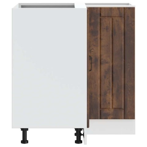 NAROŻNA SZAFKA KUCHENNA DOLNA LUCCA DĄB WĘDZONY DREWNO KLEJONE