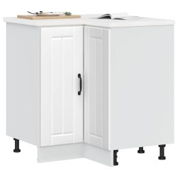 NAROŻNA SZAFKA KUCHENNA DOLNA LUCCA Z BIAŁEGO DREWNA KLEJONEGO