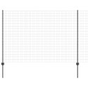 EURO PŁOT Z 10 SŁUPKAMI SZARY 1,5X10M STAL