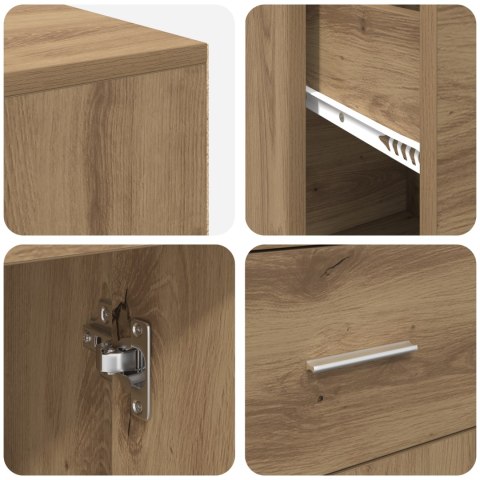 BIURKO NAROŻNE Z DĘBU RZEMIEŚLNICZEGO 102X88X75CM