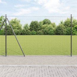EURO PŁOT Z 7 SŁUPKAMI UKOŚNYMI 1.6X10M STAL GALWANIZOWANA