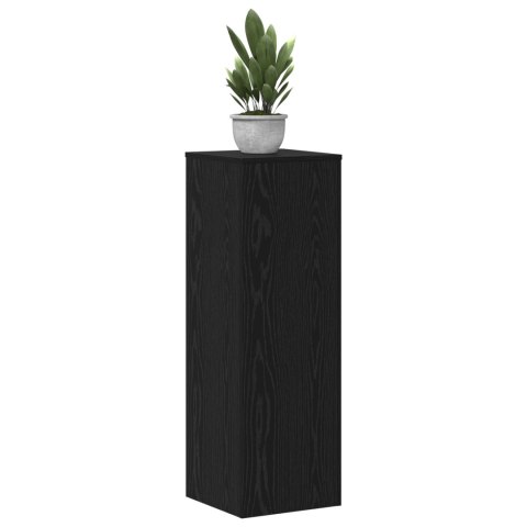 STOJAKI NA ROŚLINY 2 SZT. CZARNY DĄB 33X33X100CM