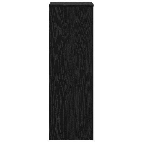 STOJAKI NA ROŚLINY 2 SZT. CZARNY DĄB 33X33X100CM