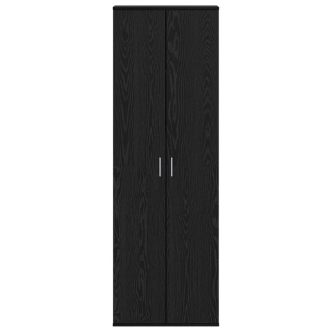 WYSOKA SZAFKA CZARNY DĄB 60X35X180CM