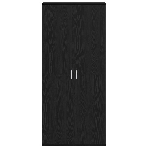 WYSOKA SZAFKA CZARNY DĄB 80X39X178CM