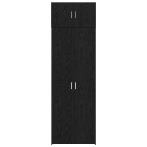 SZAFKA DO PRZECHOWYWANIA CZARNY DĄB 70X42,5X225CM