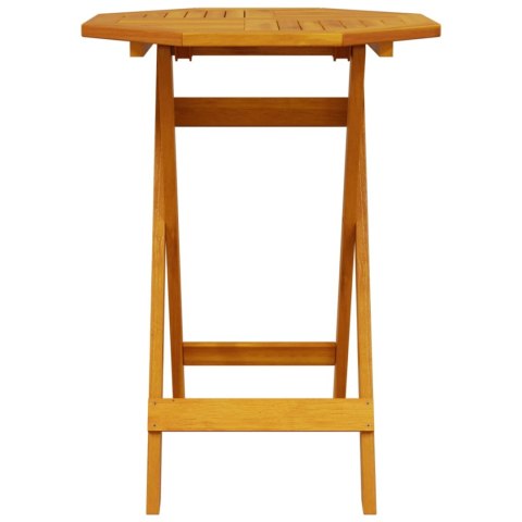 3-CZĘŚCIOWY SKŁADANY ZESTAW BISTRO Z LITEGO DREWNA AKACJOWEGO