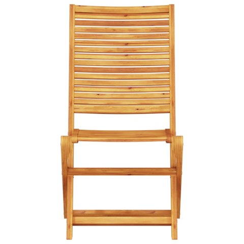 3-CZĘŚCIOWY SKŁADANY ZESTAW BISTRO Z LITEGO DREWNA AKACJOWEGO