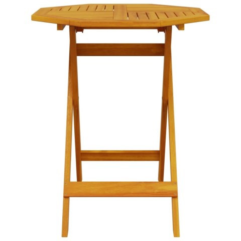 3-CZĘŚCIOWY ZESTAW BISTRO SKŁADANY Z LITEGO DREWNA AKACJOWEGO