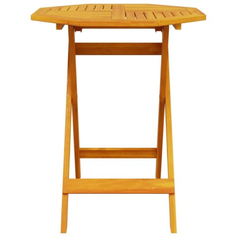 3-CZĘŚCIOWY ZESTAW BISTRO SKŁADANY Z LITEGO DREWNA AKACJOWEGO