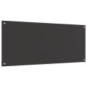 PANEL OCHRONNY DO KUCHNI CIEMNOSZARY 120X50X0,6CM SZKŁO HARTOWANE