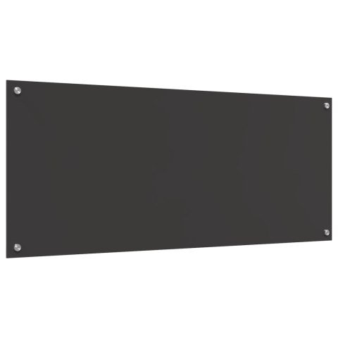 PANEL OCHRONNY DO KUCHNI CIEMNOSZARY 120X50X0,6CM SZKŁO HARTOWANE