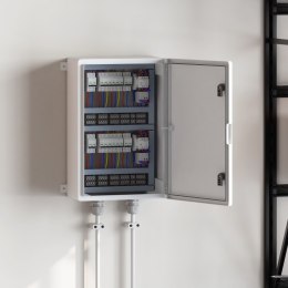 SZAFA STEROWNICZA IP65 WODOODPORNA SZARA 40X20X60CM Z PLASTIKU ABS