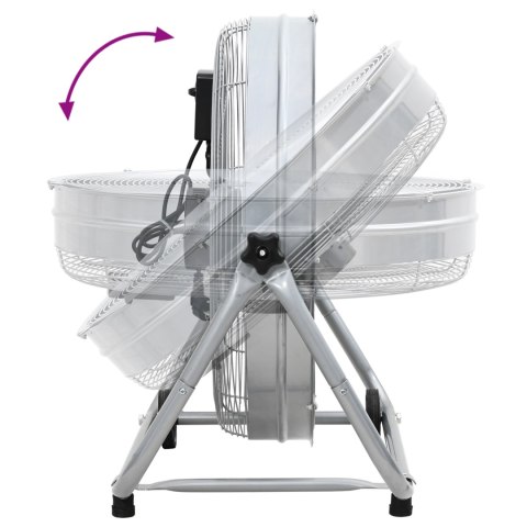 WENTYLATOR BĘBNOWY NA KÓŁKACH 3-BIEGOWY SREBRNY Φ64CM