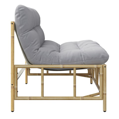 ŁAWKA OGRODOWA Z PODUSZKĄ 110X80X71CM STAL