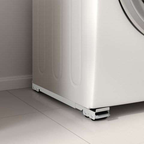 REGULOWANA PODSTAWA NA KOLKACH DO PRALKI STALOWA LATWE PRZESUWANIE SPRZETU 46-71CM 300KG