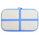 MATA GIMNASTYCZNA Z POMPKĄ 60X100X10CM PVC NIEBIESKA