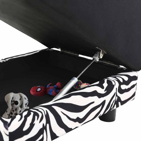 SOFA DLA PSA I KOTA Z SCHOWKIEM WYGODNA KANAPA PLUSZOWA CZARNA