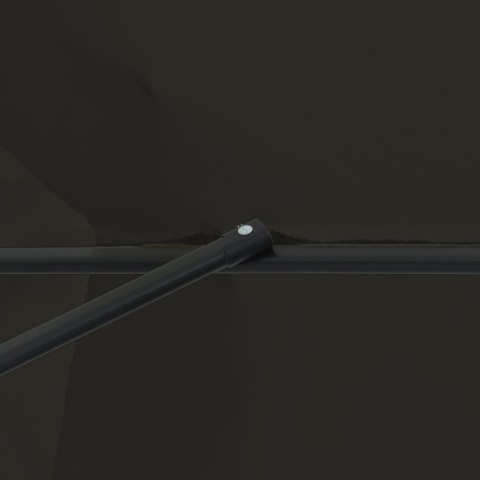 PARASOL OGRODOWY Ø395X245CM CZARNY