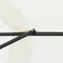 PARASOL OGRODOWY Ø395X245CM W KOLORZE BIAŁYM PIASKOWYM