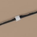 KWADRATOWY PARASOL OGRODOWY 295X245CM TAUPE