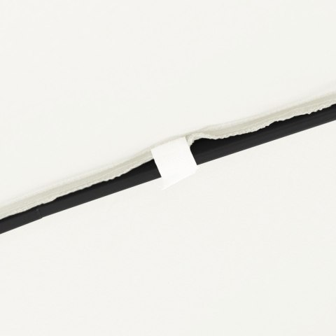 KWADRATOWY PARASOL OGRODOWY 295X245CM PIASEK BIAŁY