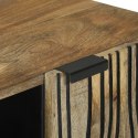 SZAFKA RTV 105X33,5X46CM Z LITEGO DREWNA MANGO I DREWNA INŻYNIERYJNEGO