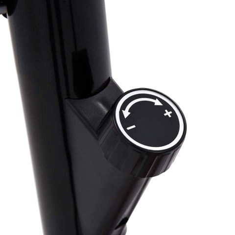 VidaXL Rowerek do ćwiczeń z paskiem oporowym, czerwony