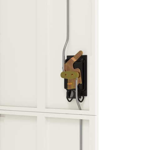 SZAFA NA DOKUMENTY BIAŁA 90X40X180CM STALOWA