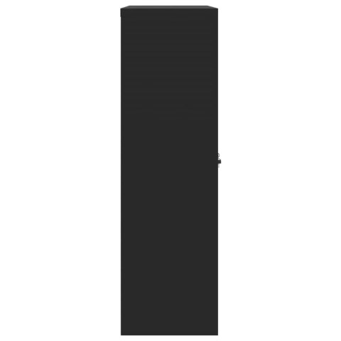 SZAFA NA DOKUMENTY CZARNA 90X40X140CM STALOWA