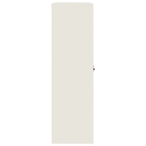 SZAFKA NA DOKUMENTY BIAŁA 90X40X140CM STALOWA