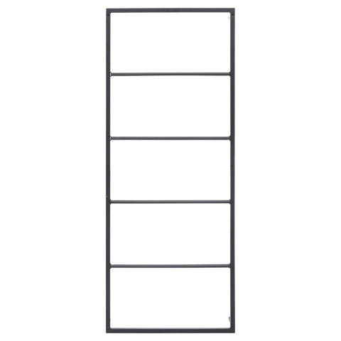 STOJAK NA RĘCZNIKI CZARNY 45X10X115CM STALOWY