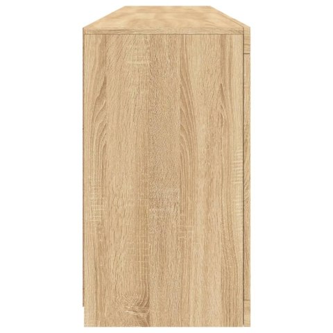 SZAFKA Z OŚWIETLENIEM LED DĄB SONOMA 164X37X67CM