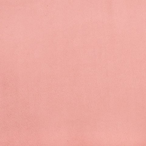 RAMA ŁÓŻKA Z ZAGŁÓWKIEM RÓŻOWA 90X190CM AKSAMITNA