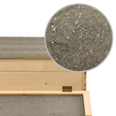 DREWNIANY KURNIK DLA KUR 178X67X92 CM Z TACĄ I RAMPA WYGODNY