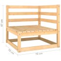 OGRODOWA SOFA NAROŻNA DREWNO SOSNOWE