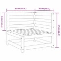 OGRODOWA SOFA NAROŻNA DREWNO SOSNOWE