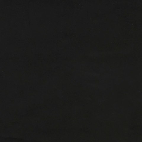 OBROTOWE KRZESŁA STOŁOWE 2 SZT. CZARNE AKSAMITNE