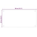 PANEL OCHRONNY DO KUCHNI CZARNY 80X40CM SZKŁO HARTOWANE