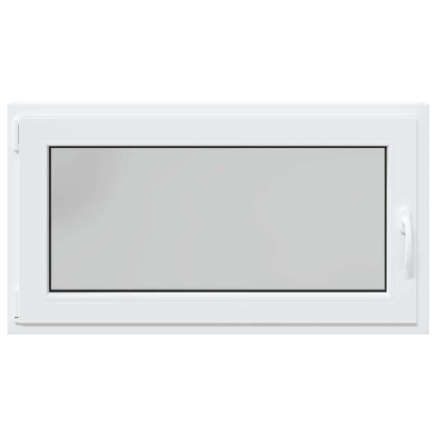 OKNO PIWNICZNE "RISOR" 110X70CM UCHYLNO-ROZWIERNE DIN LEWE BIAŁE