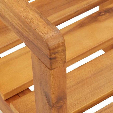 KRZESŁA OGRODOWE 4 SZT. 50X53X80CM DREWNO LITE AKACJA