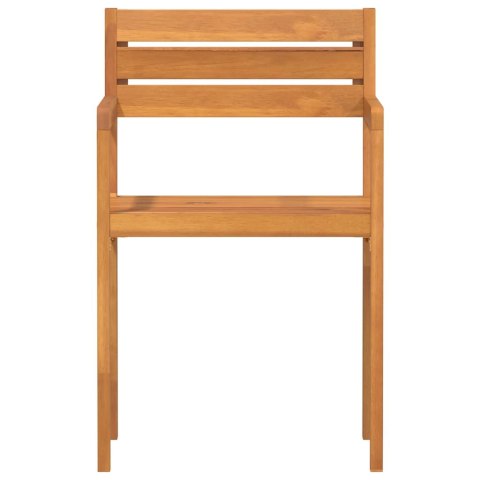 KRZESŁA OGRODOWE 4 SZT. 50X53X80CM DREWNO LITE AKACJA