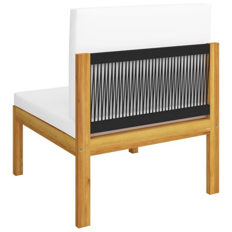 3-OSOBOWA SOFA OGRODOWA Z PODUSZKAMI DREWNO AKACJOWE