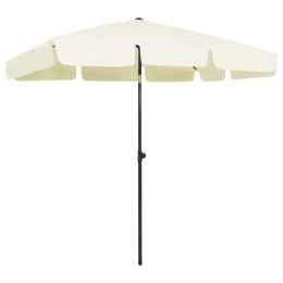 PARASOL PLAŻOWY PIASKOWY ŻÓŁTY 200X125CM