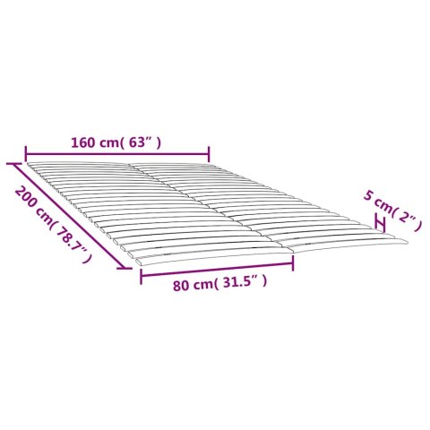 STELAŻE DO ŁÓŻKA 48 LISTEW 2 SZT 80X200CM