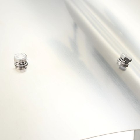 NASADA KOMINOWA ZE STALI NIERDZEWNEJ SREBRNA