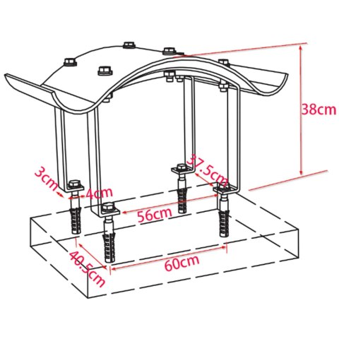 NASADA KOMINOWA ZE STALI NIERDZEWNEJ SREBRNA